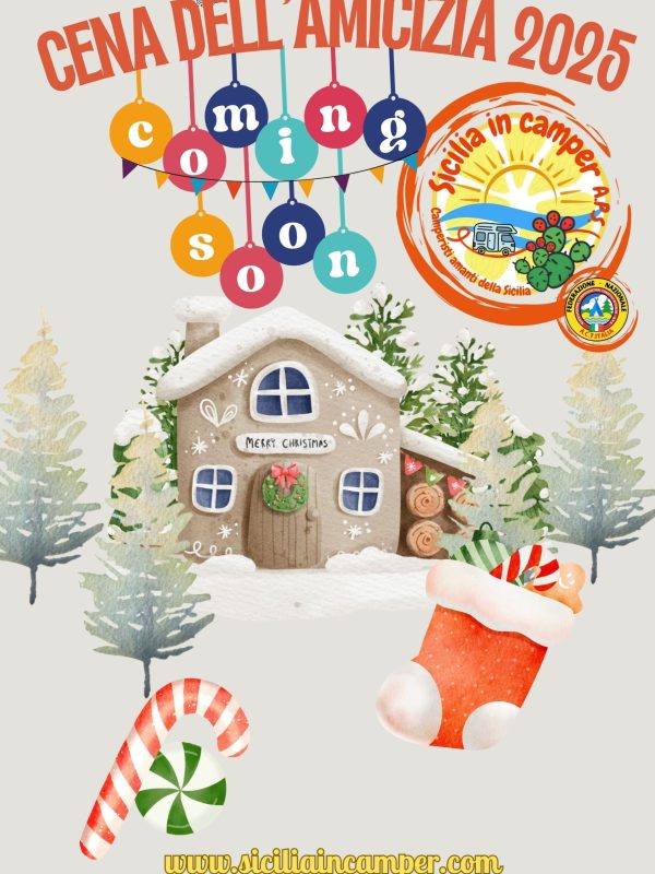 Volantino Cena dell'Amicizia coming soon