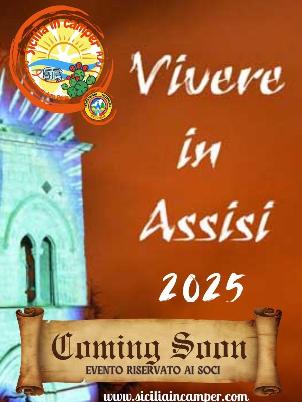 Volantino Vivere in Assisi 25 coming soon