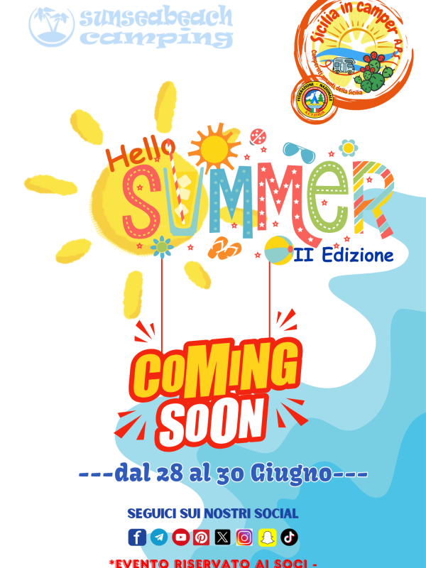 volantino coming soon Hello Summer II